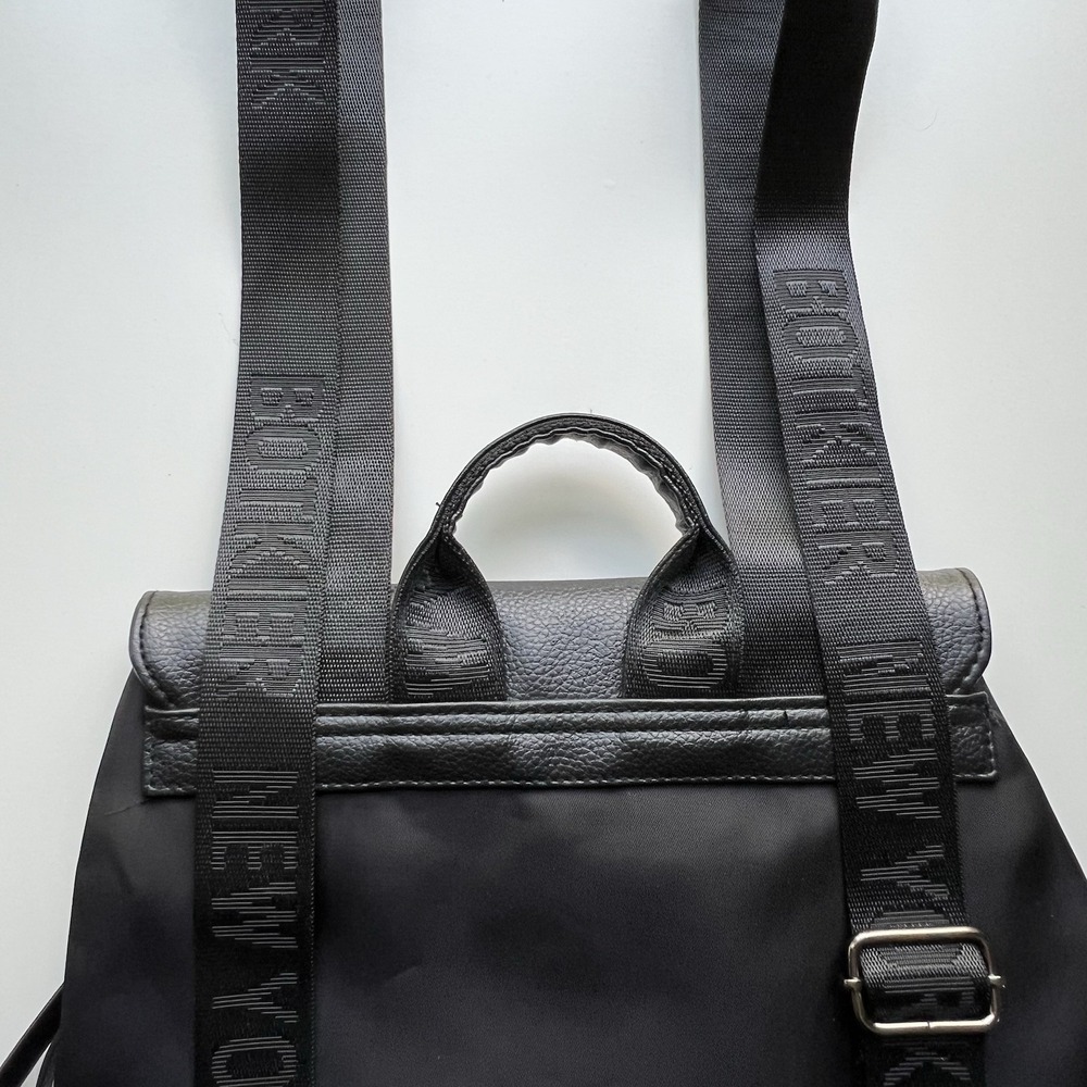 Botkier New York Trigger Black Backpack Women Adjustable Straps Bag - Picture 2 of 8